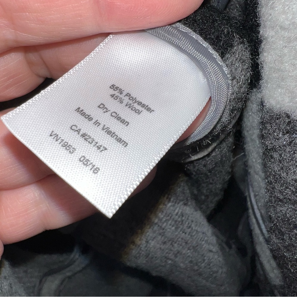 Talbots Wool Blend Button Front Sweater Coat Jack… - image 8